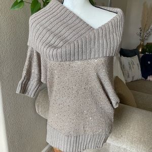 ELLE knitted top cowl neck